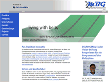 Tablet Screenshot of mbg-techbelt.de